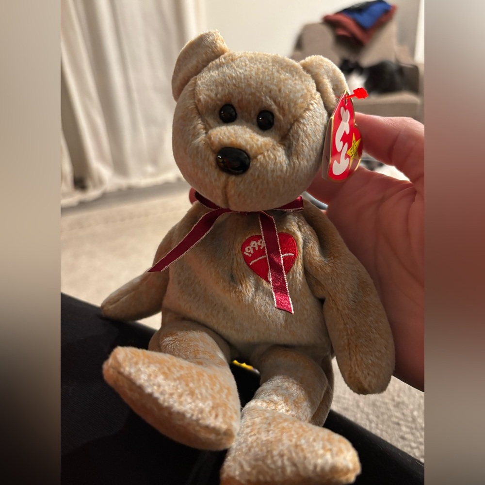 Vintage Ty Beanie Baby lot- princess Diana Bear, Spike Rhino and 1999 Sig bear - Picture 7 of 8